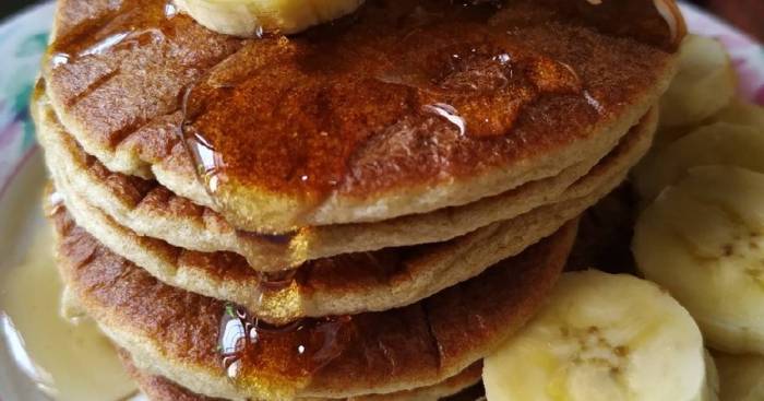 Oatmeal pisang pancake simpel Pancake Pisang Oatmeal Sehat Tanpa Tepung Terigu
