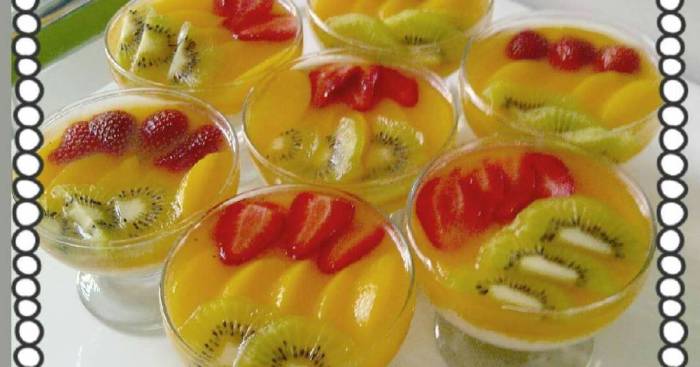 Puding Buah Segar Tanpa Gula untuk Anak Balita