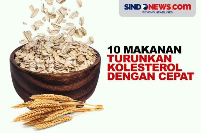 Makanan Sehat untuk Cegah Kolesterol Tinggi