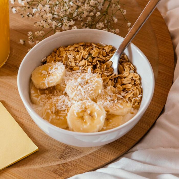 Oatmeal Panggang dengan Pisang Tanpa Gula