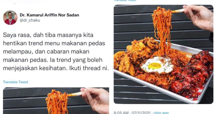 Viral! Tempat Makan Pedas Ekstrem yang Menantang