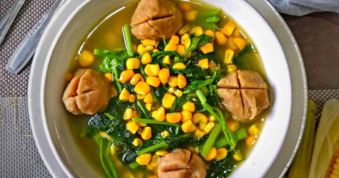 25 resep sup bayam kental enak dan mudah - Cookpad