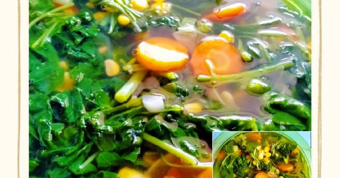 Resep Sup Krim Bayam untuk Si Kecil